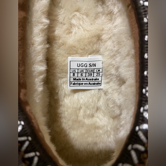 UGG Tasman Chestnut Classic Wool Slipper Suede Flats Women's shoes 8 - Picture 7 of 10